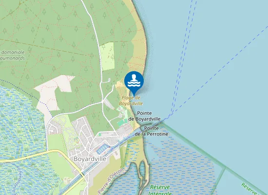 Map of PLAGE DE BOYARDVILLE