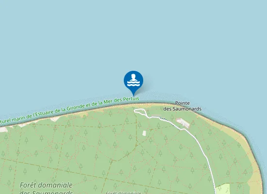 Map of PLAGE LA GAUTRELLE