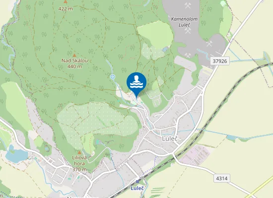 Map of Koupaliště Luleč