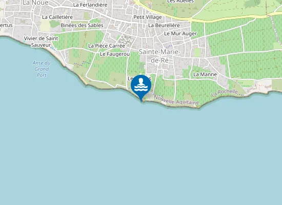 Map of PLAGE DE BASSE BENAIE