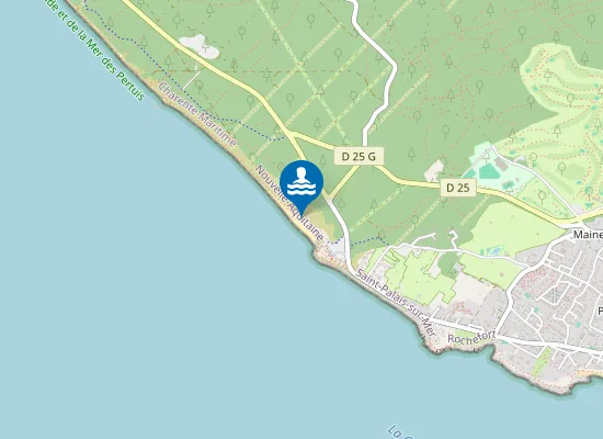 Map of PLAGE DE LA GRANDE COTE