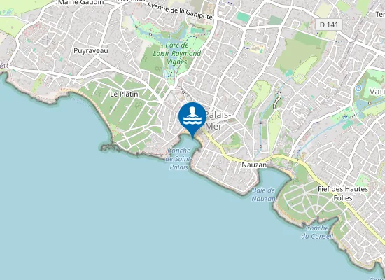 Map of PLAGE DU BUREAU