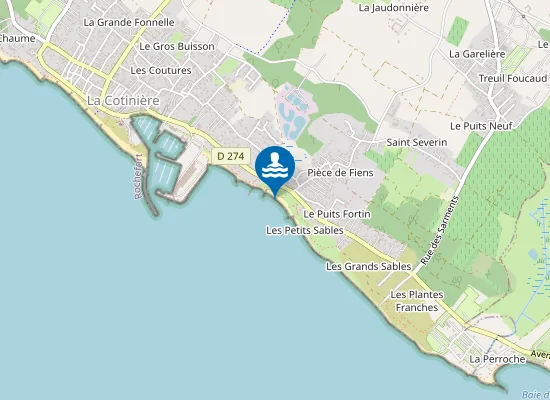 Map of PLAGE DE LA CONCHE MATHA