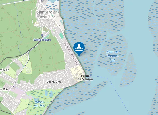 Map of LA PETITE PLAGE