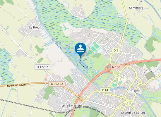 Map of PLAN D'EAU DE LA LANDE