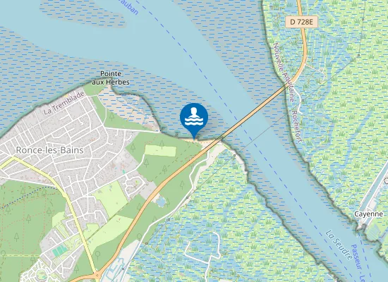 Map of PLAGE DU MUS DE LOUP