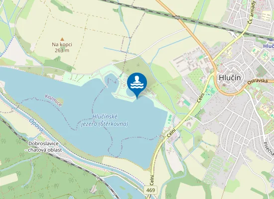 Map of Štěrkovna Hlučín