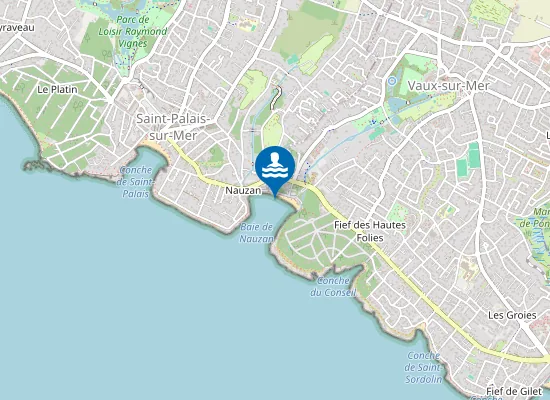Map of PLAGE DE NAUZAN