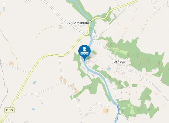 Map of LATHUS ST REMY - LA VOULZIE