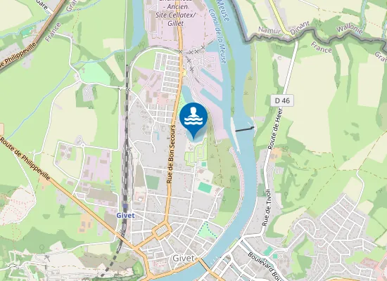 Map of LAC DU VILLAGE DE VACANCES