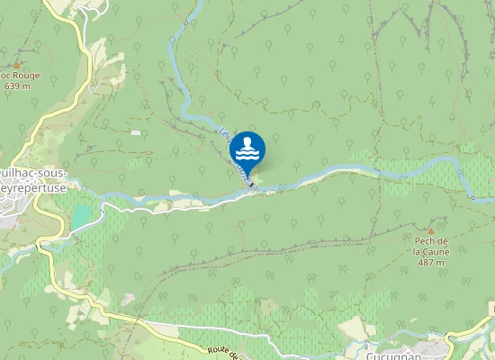 Map of MOULIN DE RIBAUTE