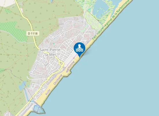 Map of SAINT-PIERRE-LA-MER