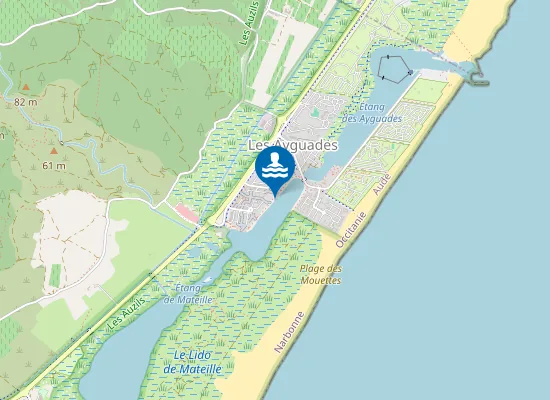 Map of ETANG DES AYGUADES