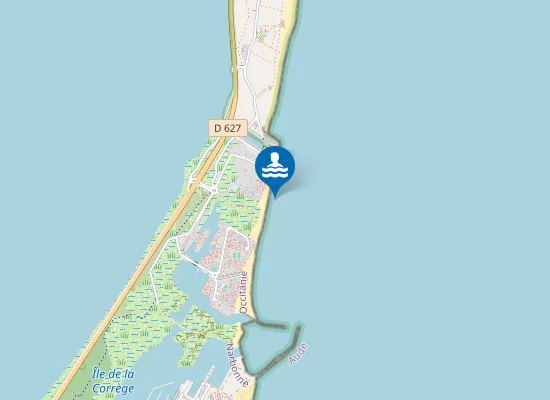 Map of PORT-LEUCATE NATURISTE (ULYSSE)