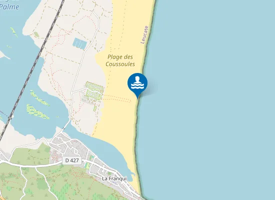 Map of LES COUSSOULES