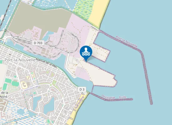 Map of PLAGE DE LA VIEILLE NOUVELLE