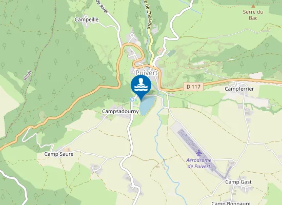 Map of LAC DE FONTCLAIRE