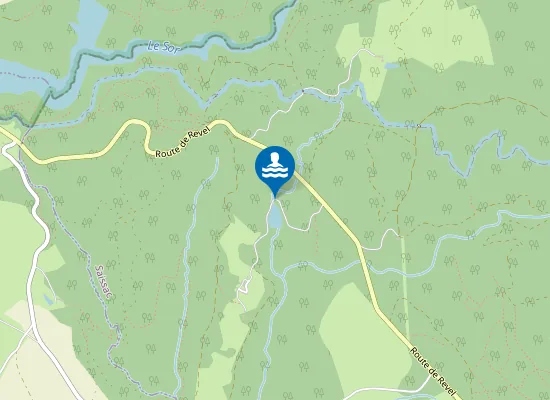 Map of RETENUE SUR LE PICOU