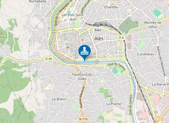 Map of LE PLAN D'EAU DE LA PRAIRIE