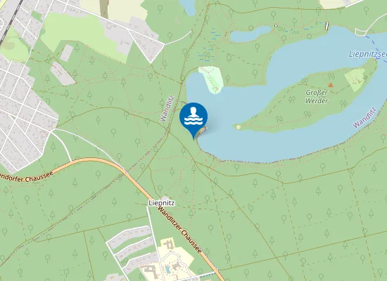 Map of LIEPNITZSEE LANKE WALDBAD