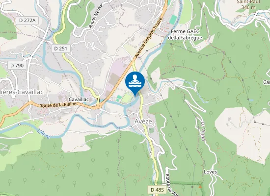 Map of LE PONT VIEUX