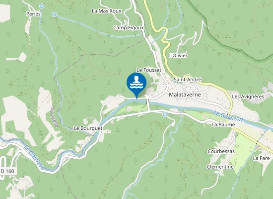 Map of LE PONT DES CAMISARDS