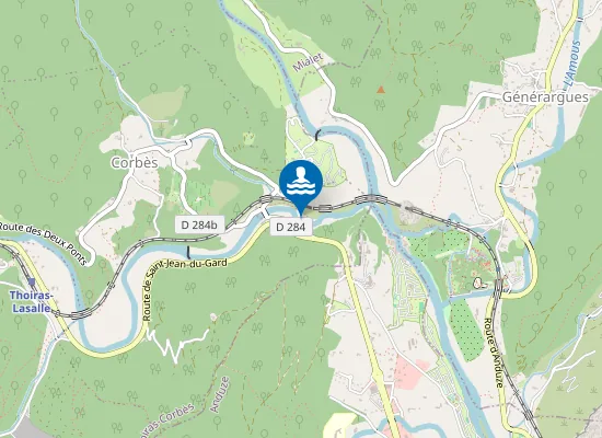 Map of LE MOULIN DE CORBES