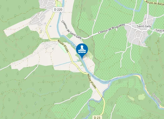 Map of LE MAS DE ROME