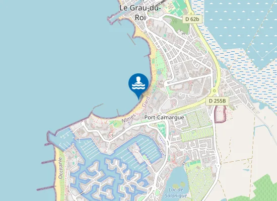 Map of PORT CAMARGUE NORD