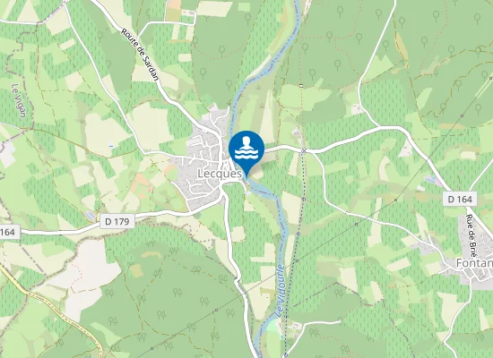 Map of LE ROCHER DE LECQUES