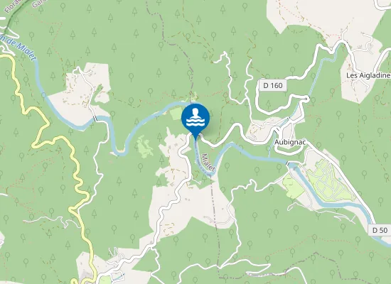 Map of LE PONT DES ABARINES