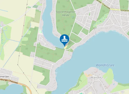 Map of STOLZENHAGENER SEE STOLZENHAGEN STRANDBAD