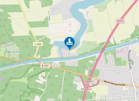 Map of UEDERSEE FINOWFURT FERIENPARK