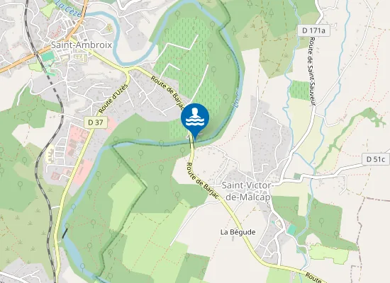 Map of LE PONT DE SAINT VICTOR