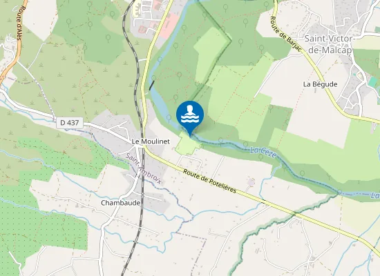 Map of LE MOULINET - BEAU RIVAGE