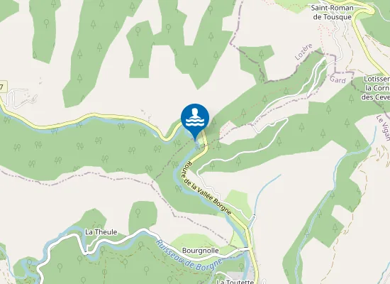 Map of LES GORGES DE CAPOU