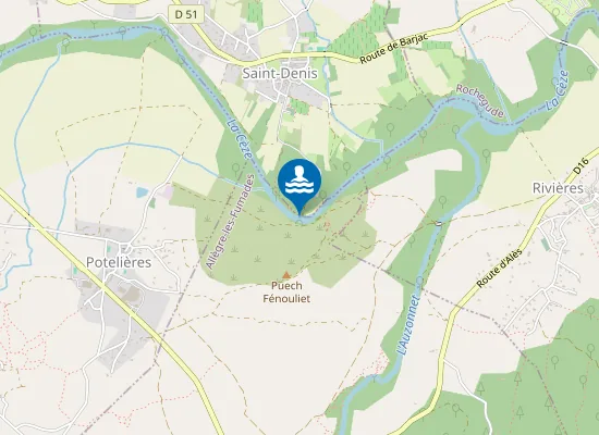 Map of LE GRAND ROCHER