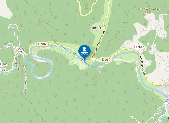 Map of LE MAS DE LA CAM