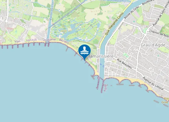 Map of LA TAMARISSIERE