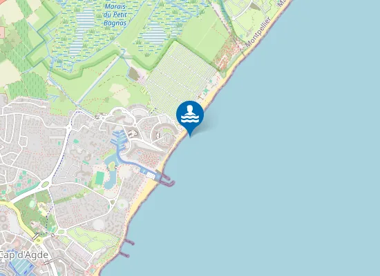 Map of PLAGE NATURISTE