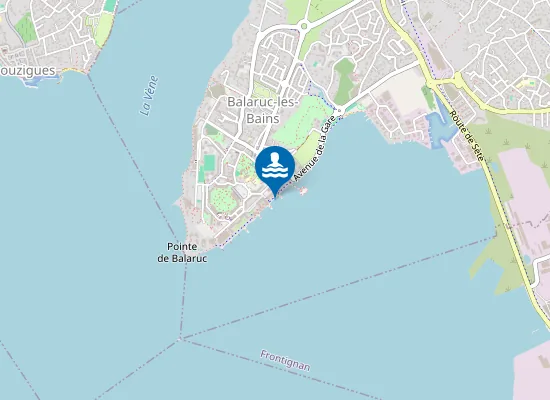 Map of ETANG DE THAU - PLAGE SUD