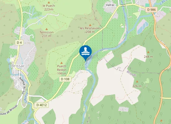 Map of HERAULT-ANGLAS