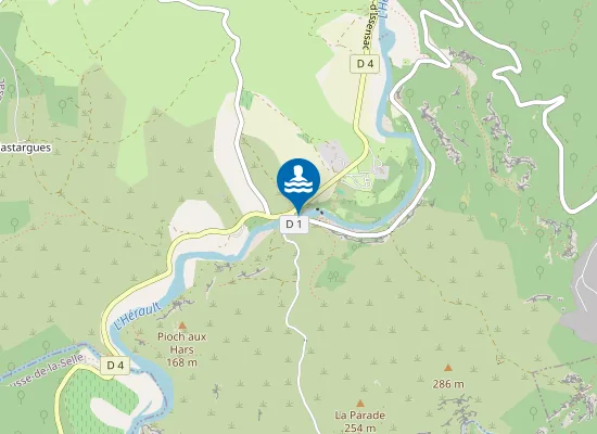 Map of HERAULT-ST ETIENNE D'ISSENSAC