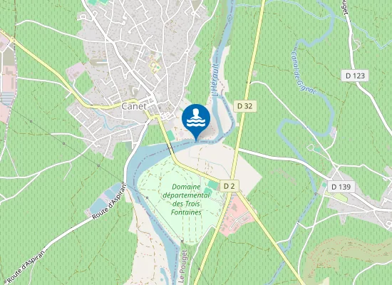 Map of HERAULT-BAIGNADE DU PONT