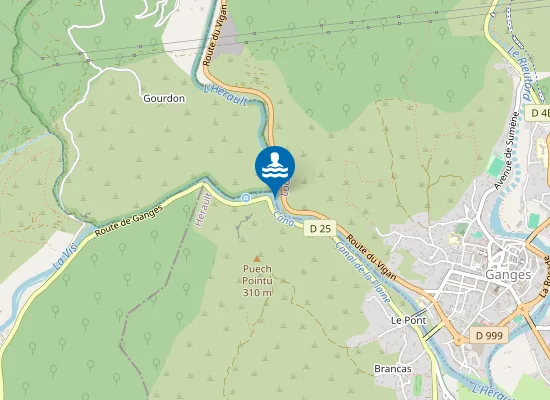 Map of HERAULT-LES FORCES