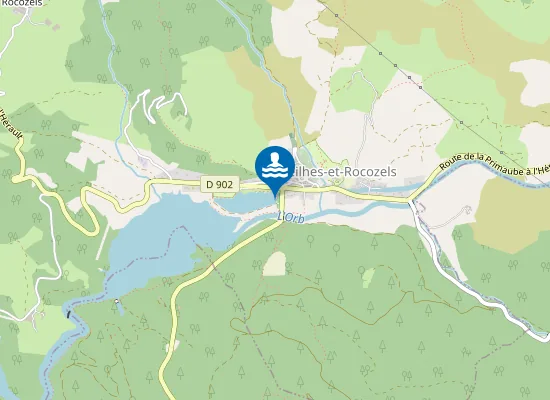 Map of PLAN D'EAU DU BOULOC