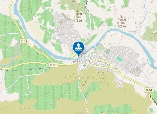 Map of ORB-CAMPING MUNICIPAL