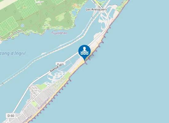 Map of LES ARESQUIERS