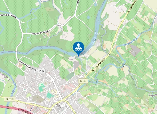 Map of HERAULT-PLAGE DE LA MEUSE