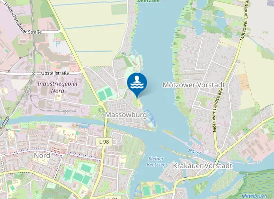 Map of BEETZSEE MASSOWBURG